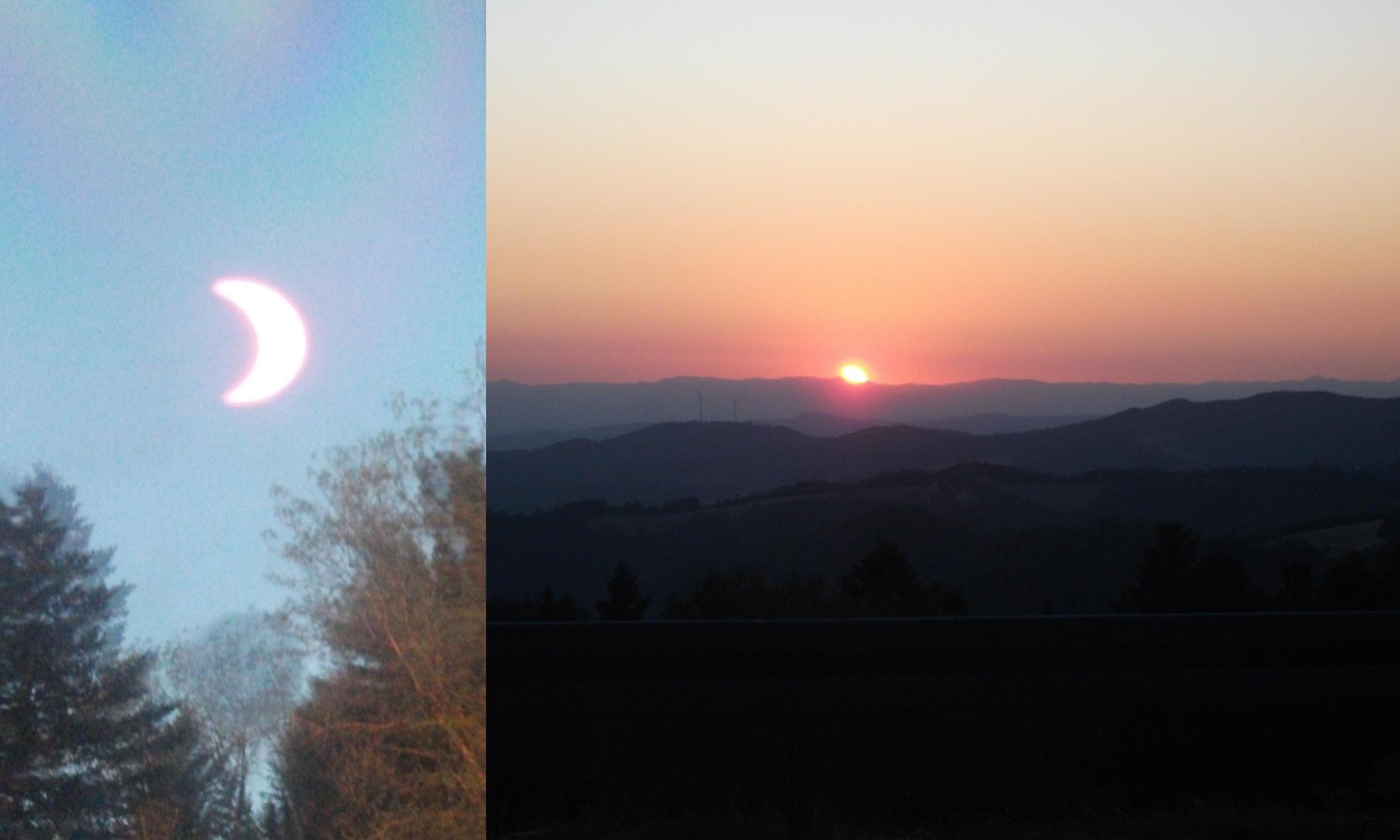 Sonnenfinsternis 2026 vom Thurner, Breitnau aus.